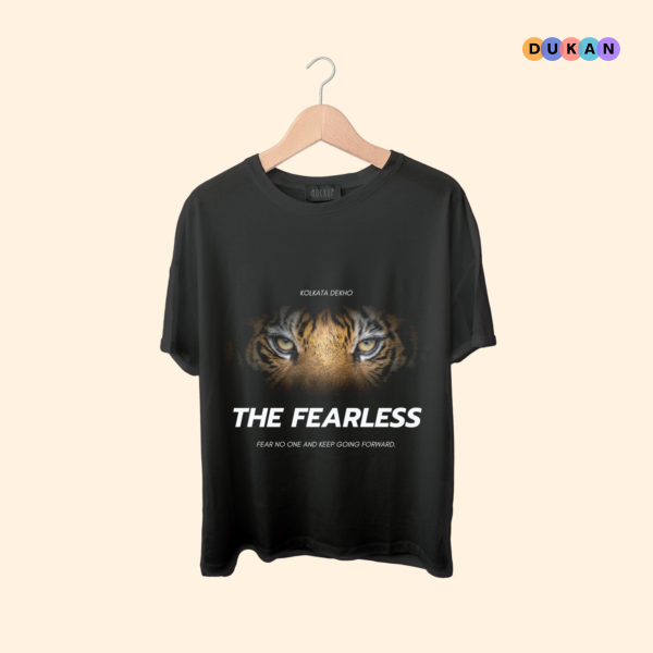 The Fearless Tiger Black Tshirt | Kolkata Dekho