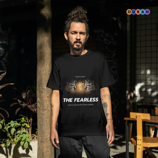 The Fearless Tiger Black Tshirt | Kolkata Dekho