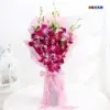 Purple Orchid Flowers Bouquet for Gifting | Kolkata Dekho