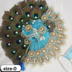 0 size Laddu Gopal dress with pagdi, front view