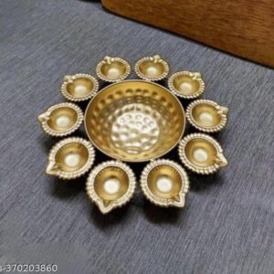 Diwali diya bowl close-up