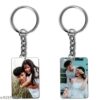 MDF keychain set of 2, front view