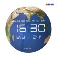 Solaris Plus LED Wall Clock – Modern Glass Design for Home & Office | Kolkata Dekho